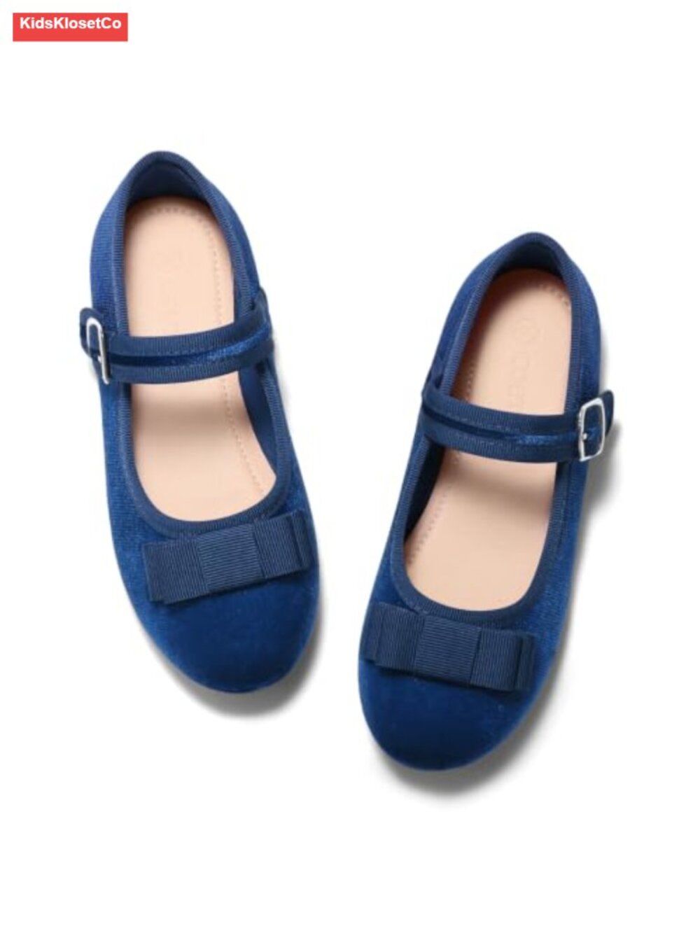 Girls Mary Jane Dress Shoes Bow Round Toe Ballet Flats Wedding Flower Girl